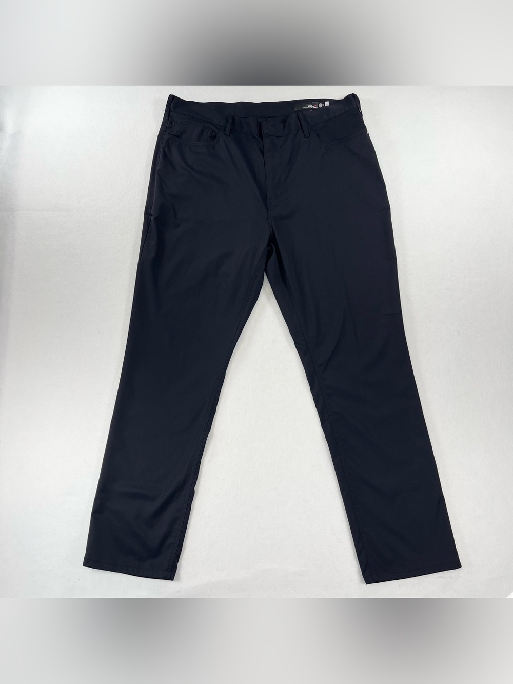 RLX Ralph Lauren Pants Mens 38x32 Black Tailored Fit Performance Stretch Golf